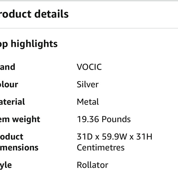 VOCIC Walkers for Seniors, Foldable Walker - Picture 9 of 9